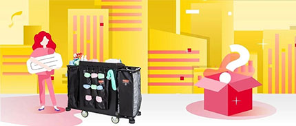 RCP新品 | 小身材，大空间，专业轻型客房服务车重磅上市！