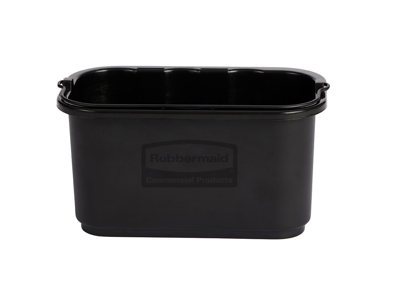 乐柏美商务用品9.5L耐用小桶，专为狭窄空间快速清洁设计。