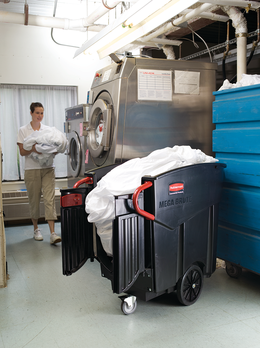 乐柏美商务用品推出的Mega BRUTE™流动废料收集车是一款操纵性强、用途广泛的废弃物收集与分类系统。