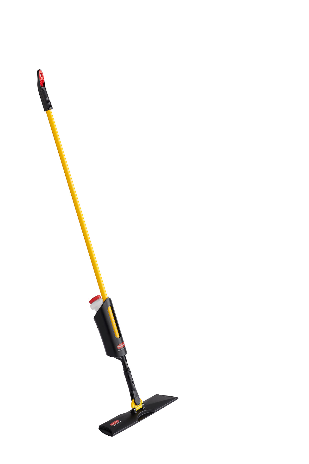 轻型喷水拖把采用轻量化用户友好型设计，配备清洁液舱，可支持用户大面积清洁而无需中途补充溶液。