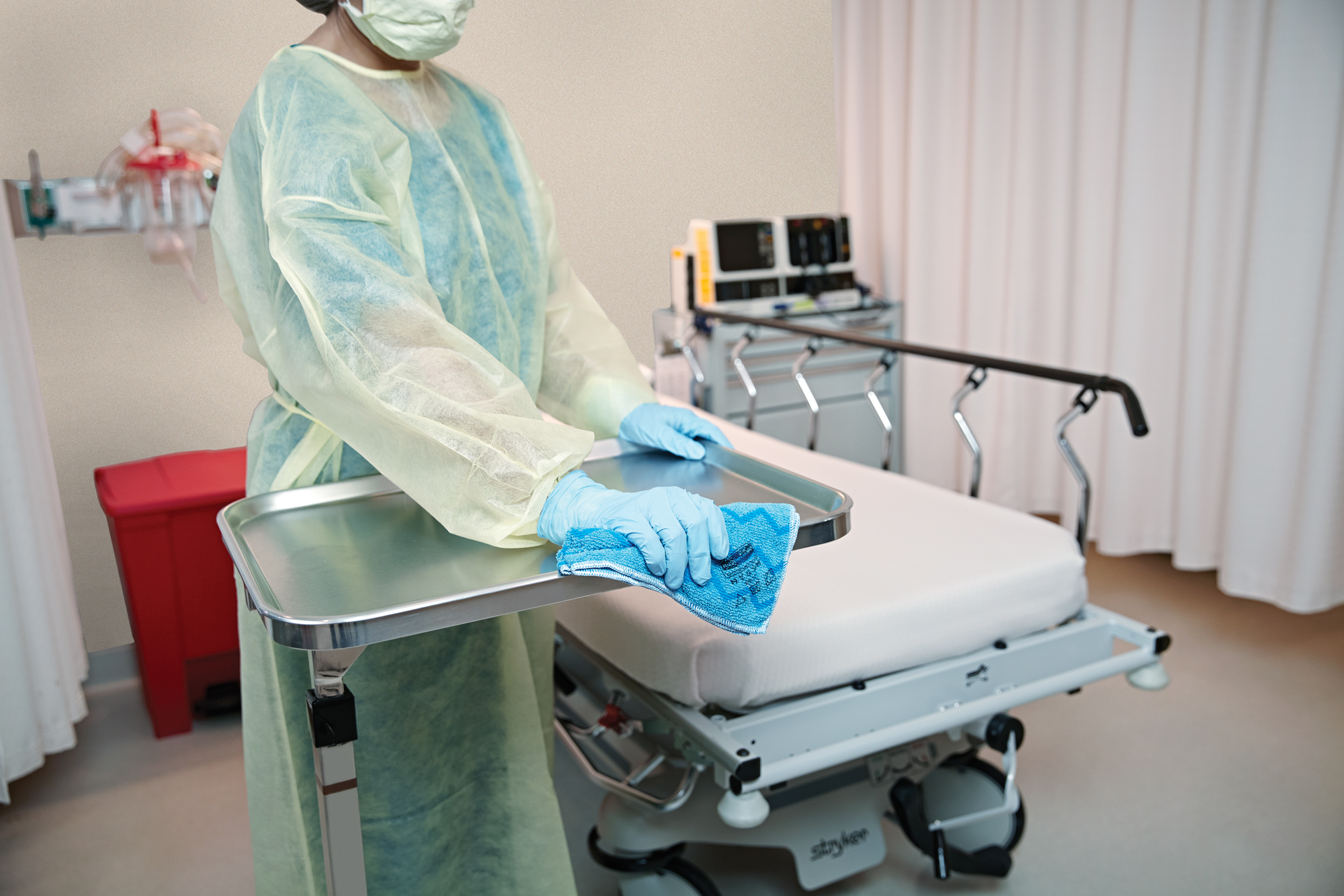 HYGEN™微纤抹布，具备行业领先的耐用性，为您提供卓越的感染预防与无与伦比的清洁性能。
