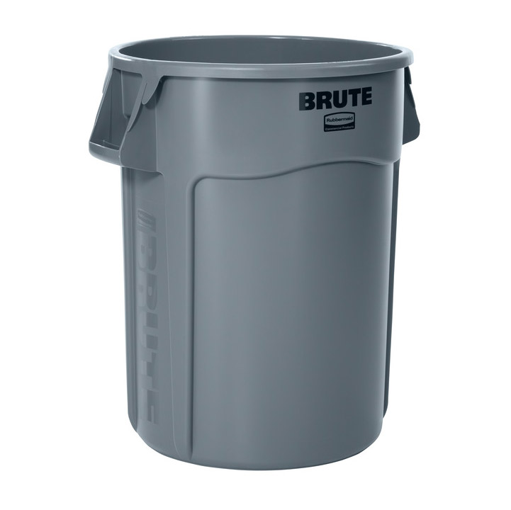 BRUTE™储物桶，不含桶盖，167L，灰色