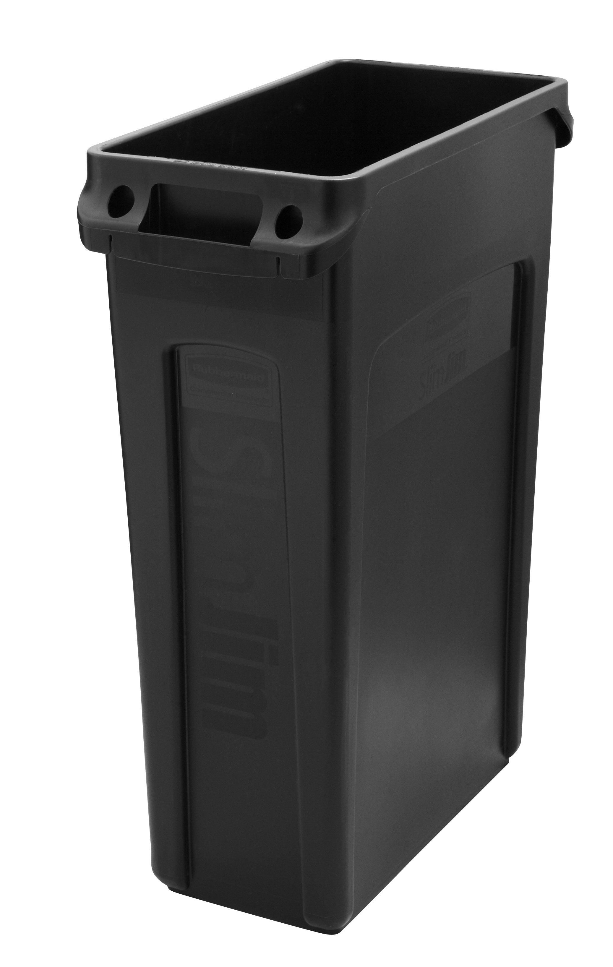 乐柏美商务用品带通风管道的Slim Jim™垃圾桶专为简化废弃物管理流程、减轻员工负担而设计。采用高品质商用级材料制造，配备4个通风管道，相比传统直壁式垃圾桶，垃圾袋取出省力高达80%。