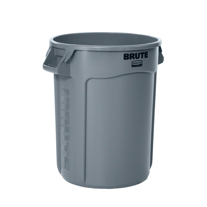 BRUTE™储物桶，不含桶盖，121L，灰色