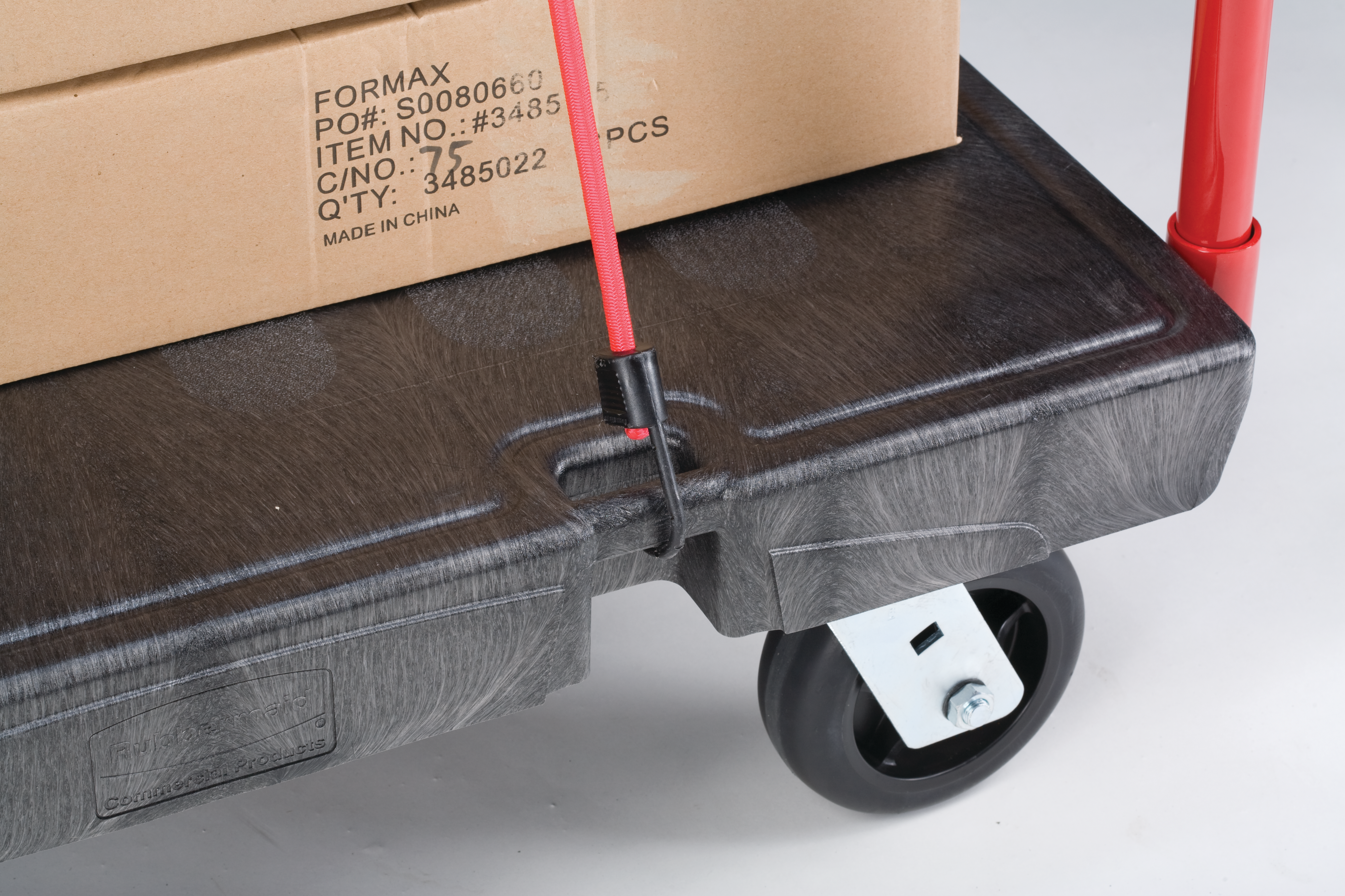 乐柏美商务用品重型平板推车，尺寸61cm x 91cm，配备15cm TPR脚轮，载重能力454kg。轻松应对大型、重型或超尺寸物品的转运需求，广泛适用于从零售补货到建筑工地的多样化场景。