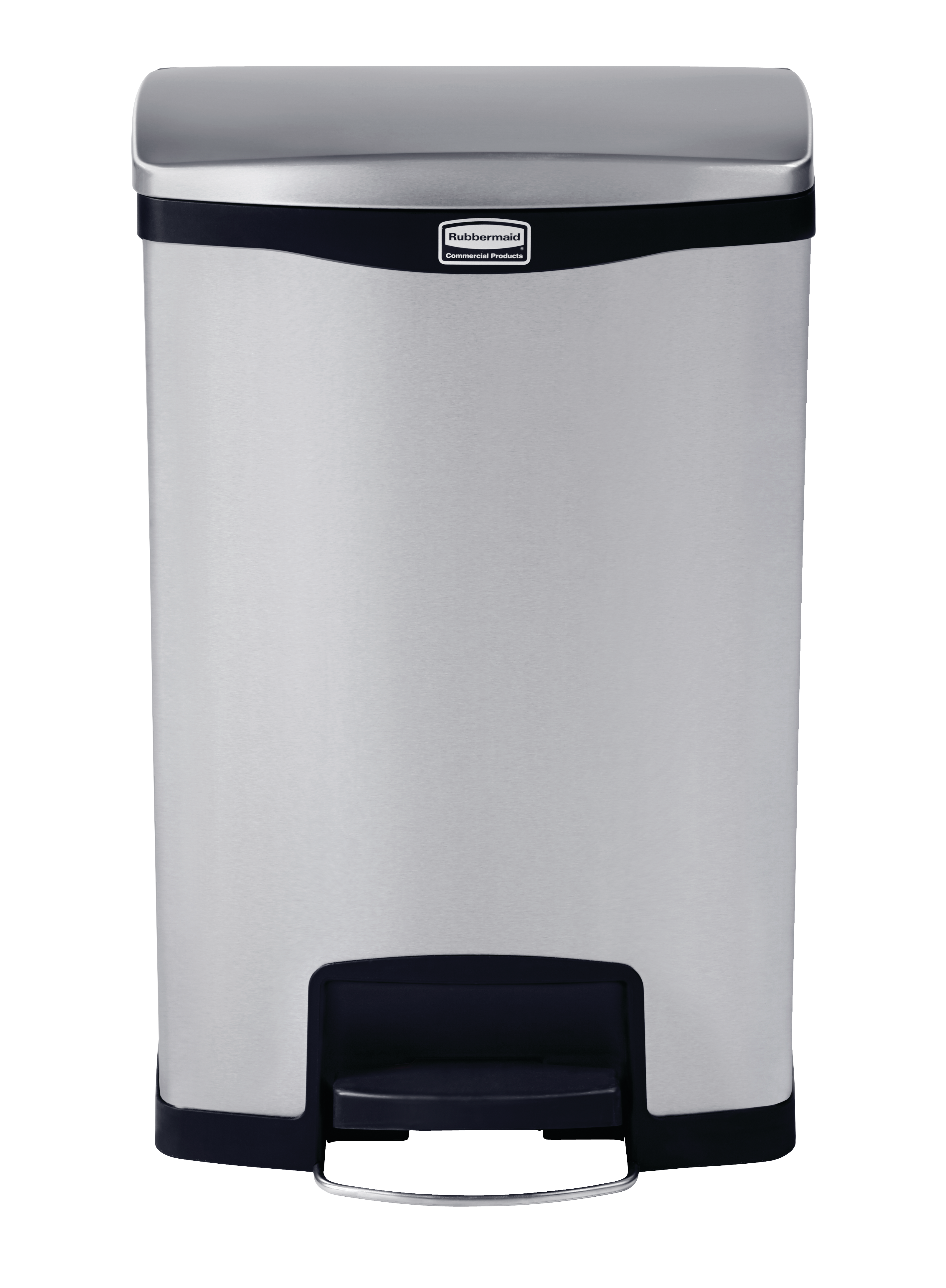 乐柏美商务用品Impressions™前踏式垃圾桶采用纤薄设计，占地面积小，并配备加宽踏板，便于脚部操作，实现无接触废弃物投放。内桶由结实坚固、防刺穿的塑料制成，桶体表面光滑流畅，便于日常清洁与维护。同时，这款垃圾桶也配备垃圾袋固定环，可牢固固定垃圾袋。