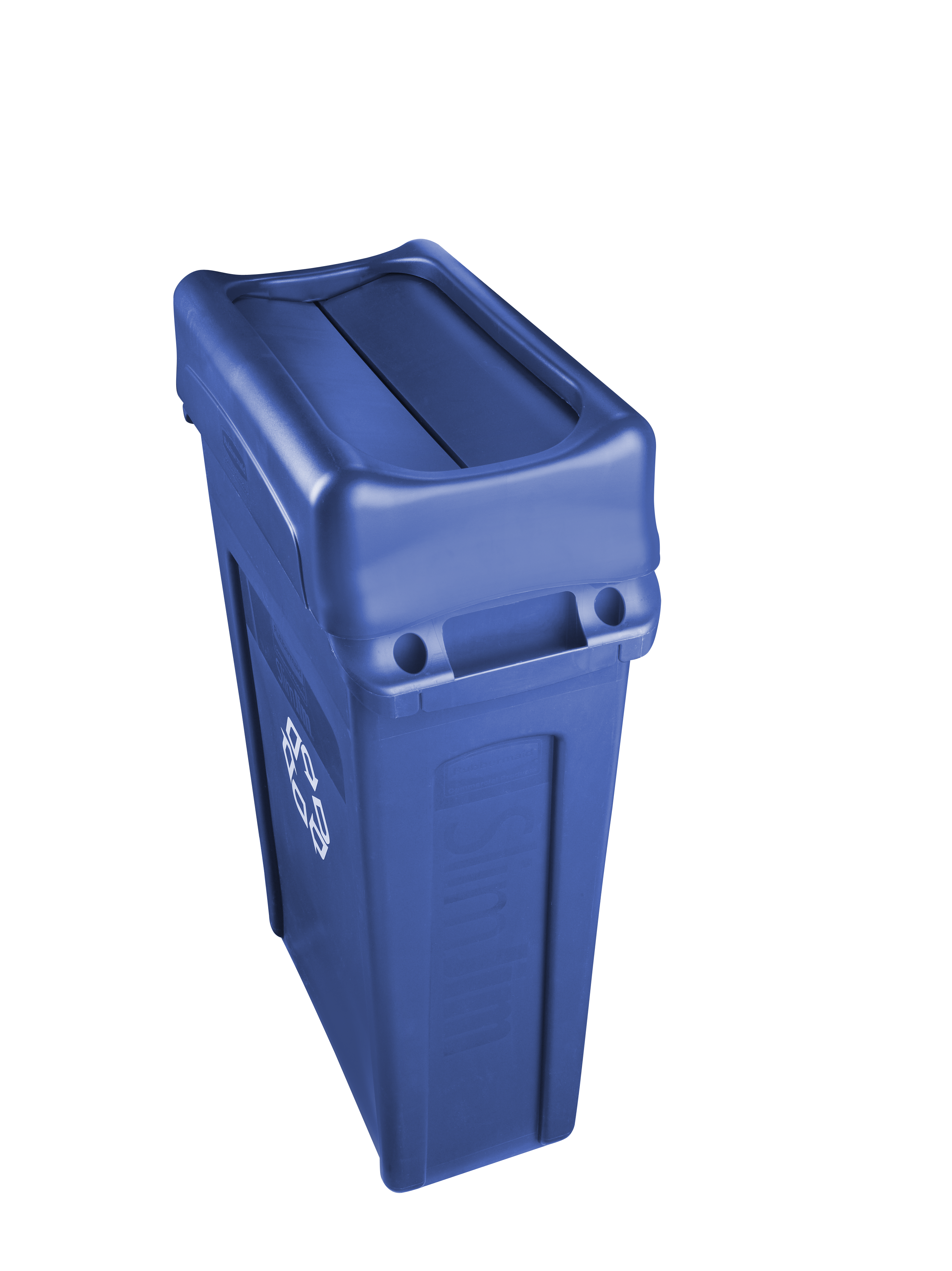 SlimJim®悬吊活门式桶盖有助于推动垃圾分类回收，提升作业效率。翻转式桶盖便于投放垃圾，投放后自动回位，将垃圾隐藏于公众视线之外。桶盖搭配可更换的彩色顶盖，通过颜色区分引导废弃物分类与回收。采用高强度耐用塑料材质，防锈免维护，清洁便捷。