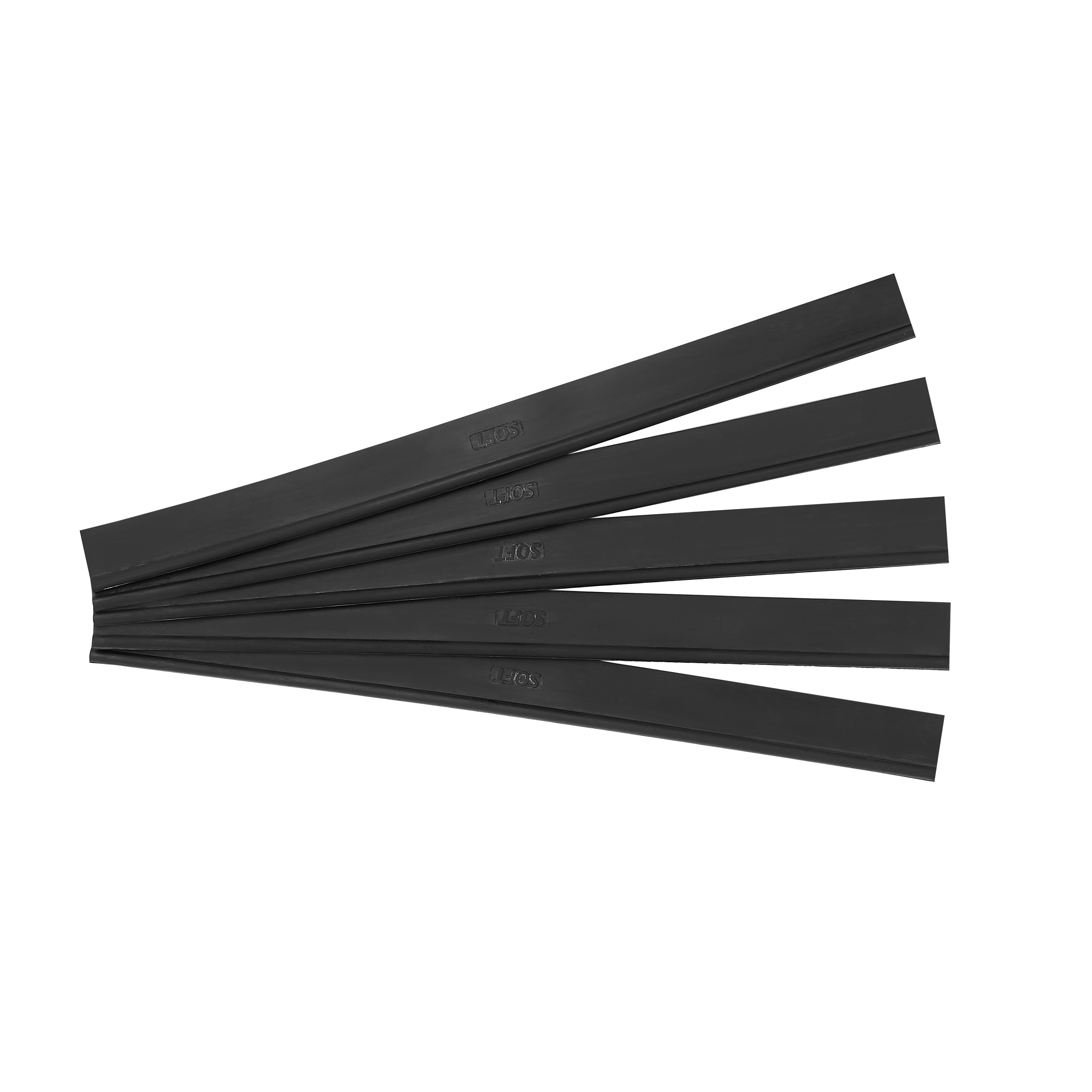 The Rubbermaid Commercial Products® 10-Inch Replacement Squeegee Blade helps to keep Glass Squeegees performing like new. Made from soft, high-quality rubber, it glides effortlessly over glass, delivering a streak-free finish on the first pass.
