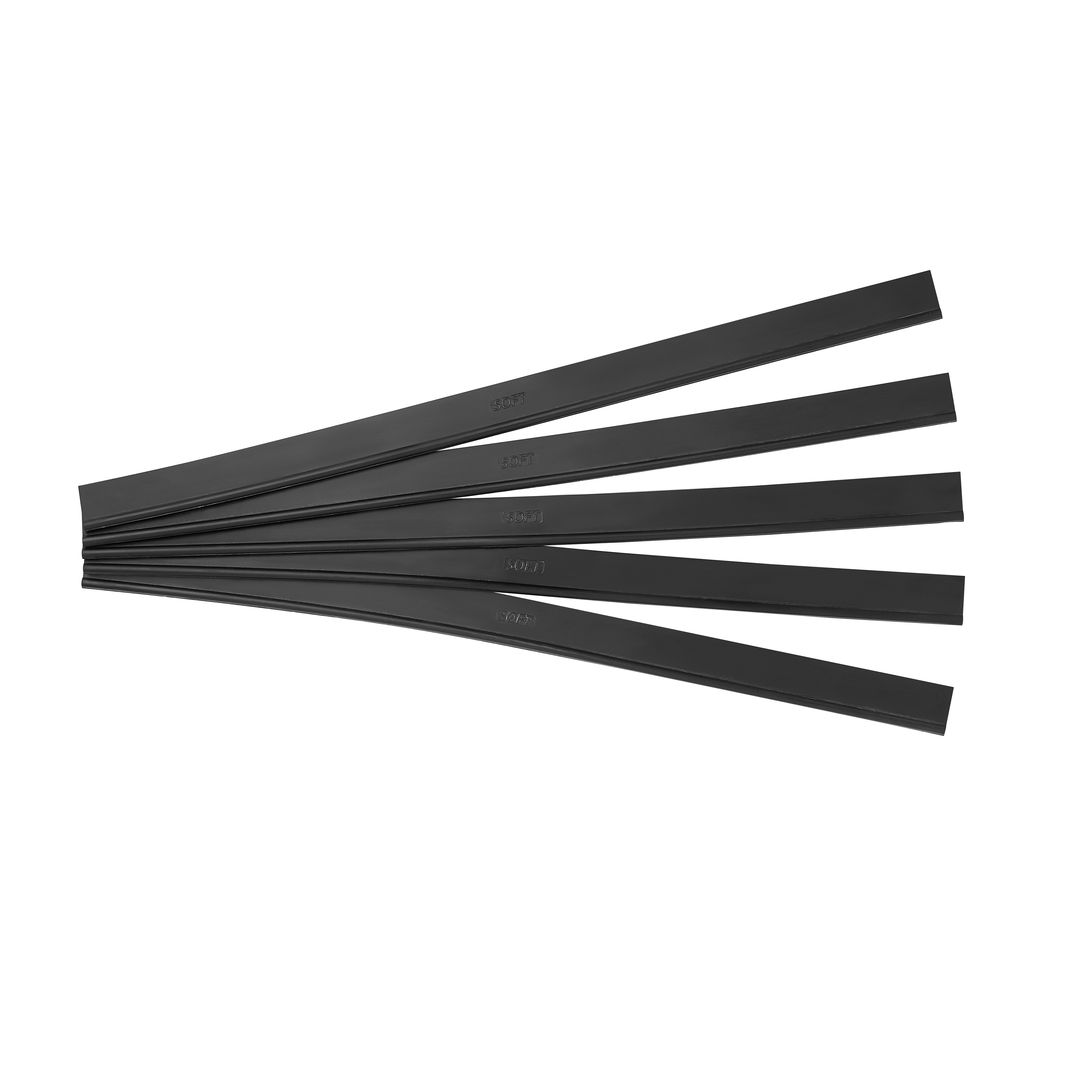 The Rubbermaid Commercial Products® 14-Inch Replacement Squeegee Blade helps to keep Glass Squeegees performing like new. Made from soft, high-quality rubber, it glides effortlessly over glass, delivering a streak-free finish on the first pass.