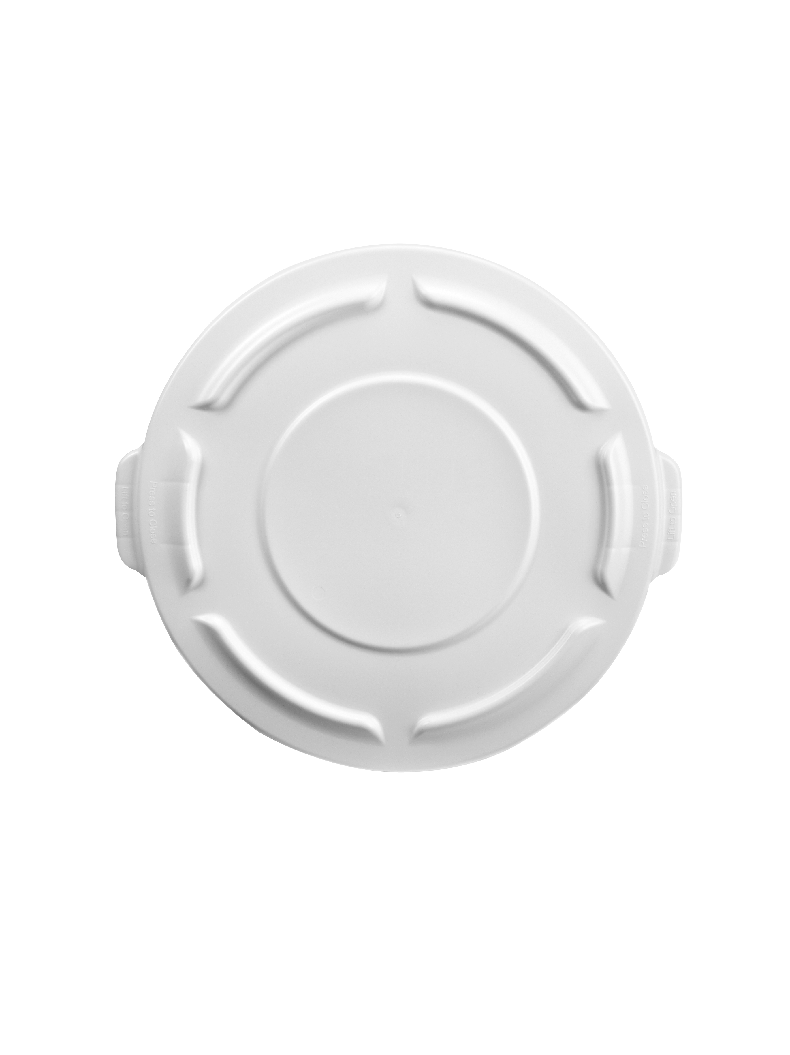 乐柏美商务用品BRUTE™自排水桶盖配有自排水凹槽，可减少积水聚集。