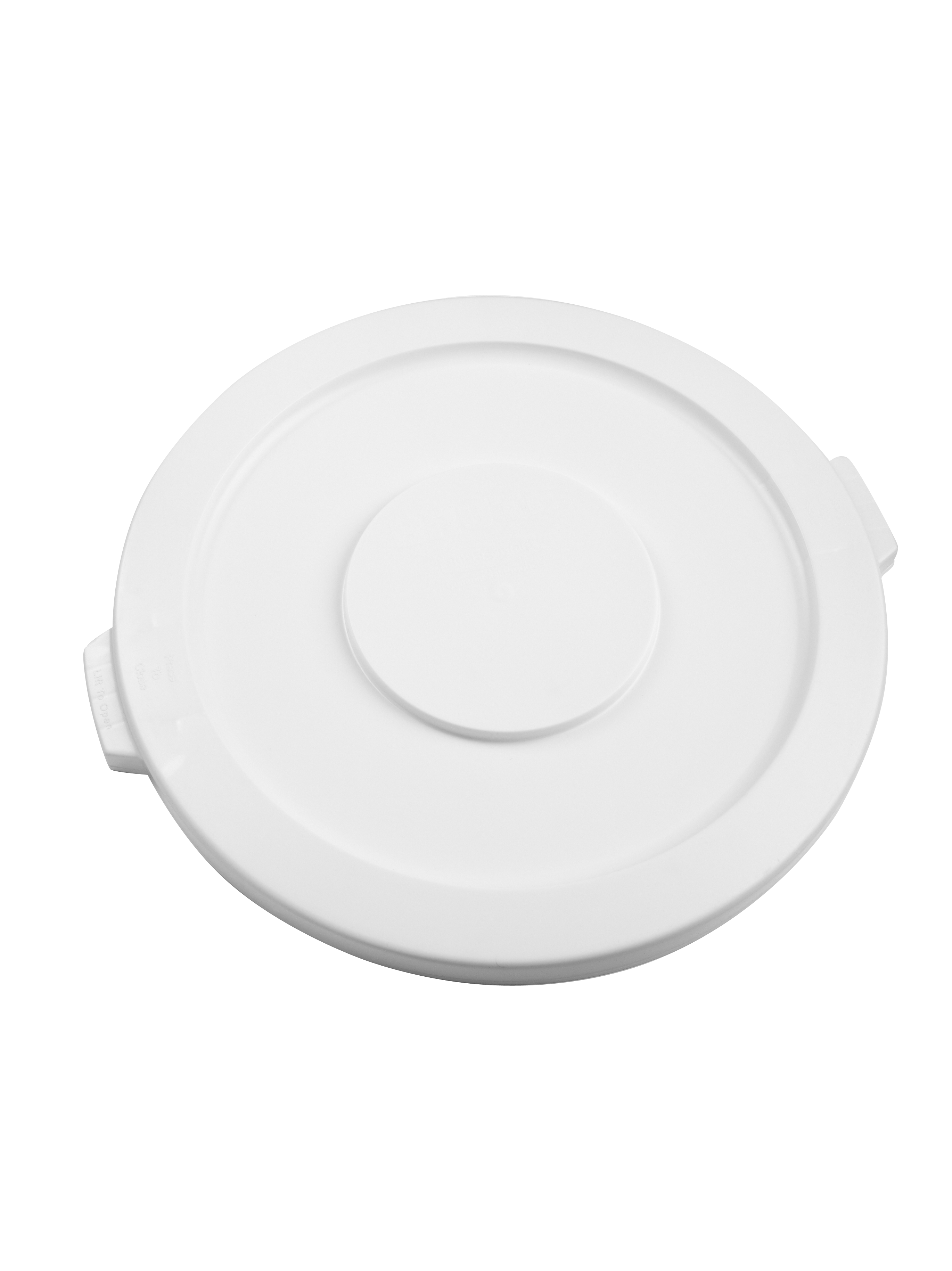 乐柏美商务用品BRUTE™自排水桶盖配有自排水凹槽，可减少积水聚集。