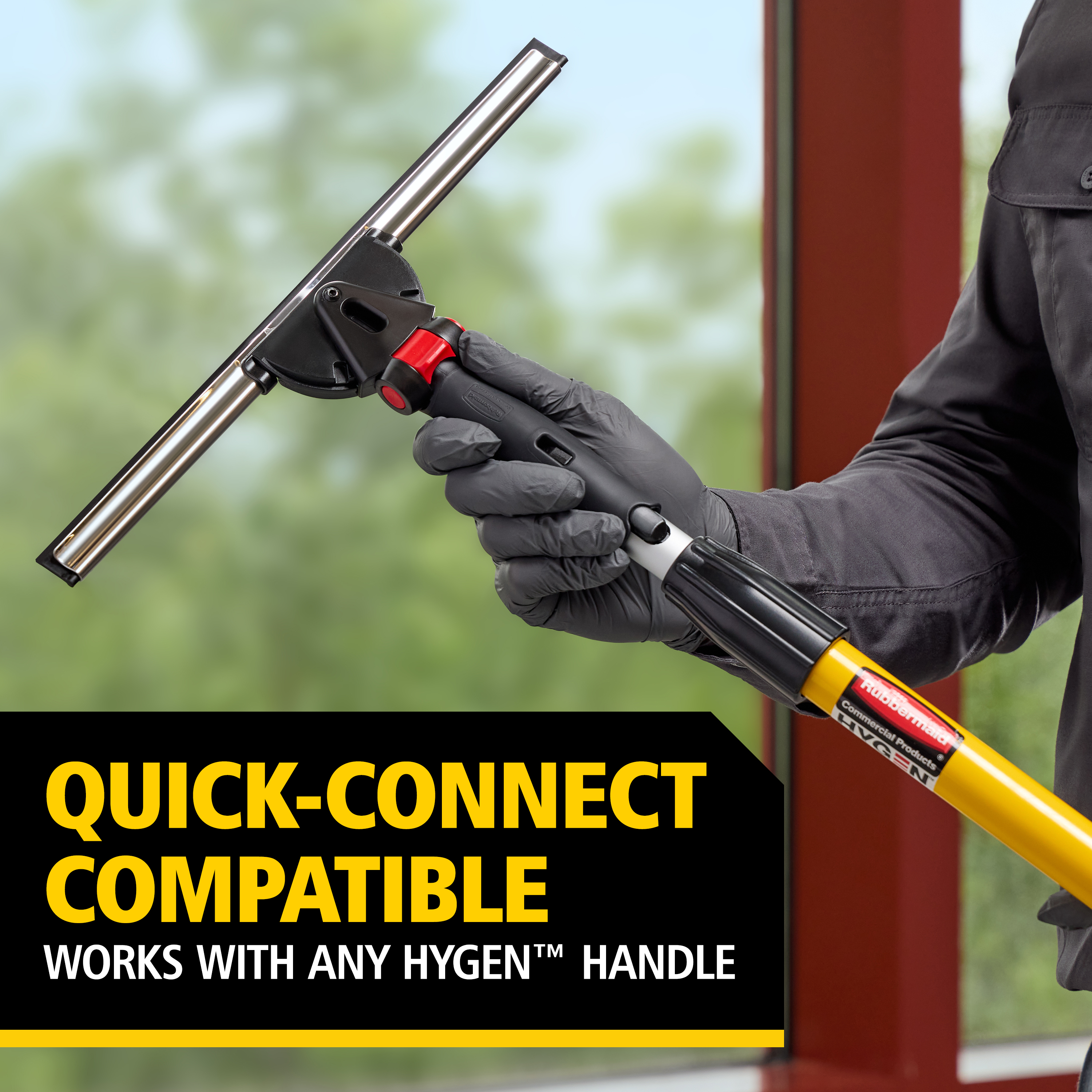 The Rubbermaid Commercial Products® 18-Inch Replacement Squeegee Blade helps to keep Glass Squeegees performing like new. Made from soft, high-quality rubber, it glides effortlessly over glass, delivering a streak-free finish on the first pass.