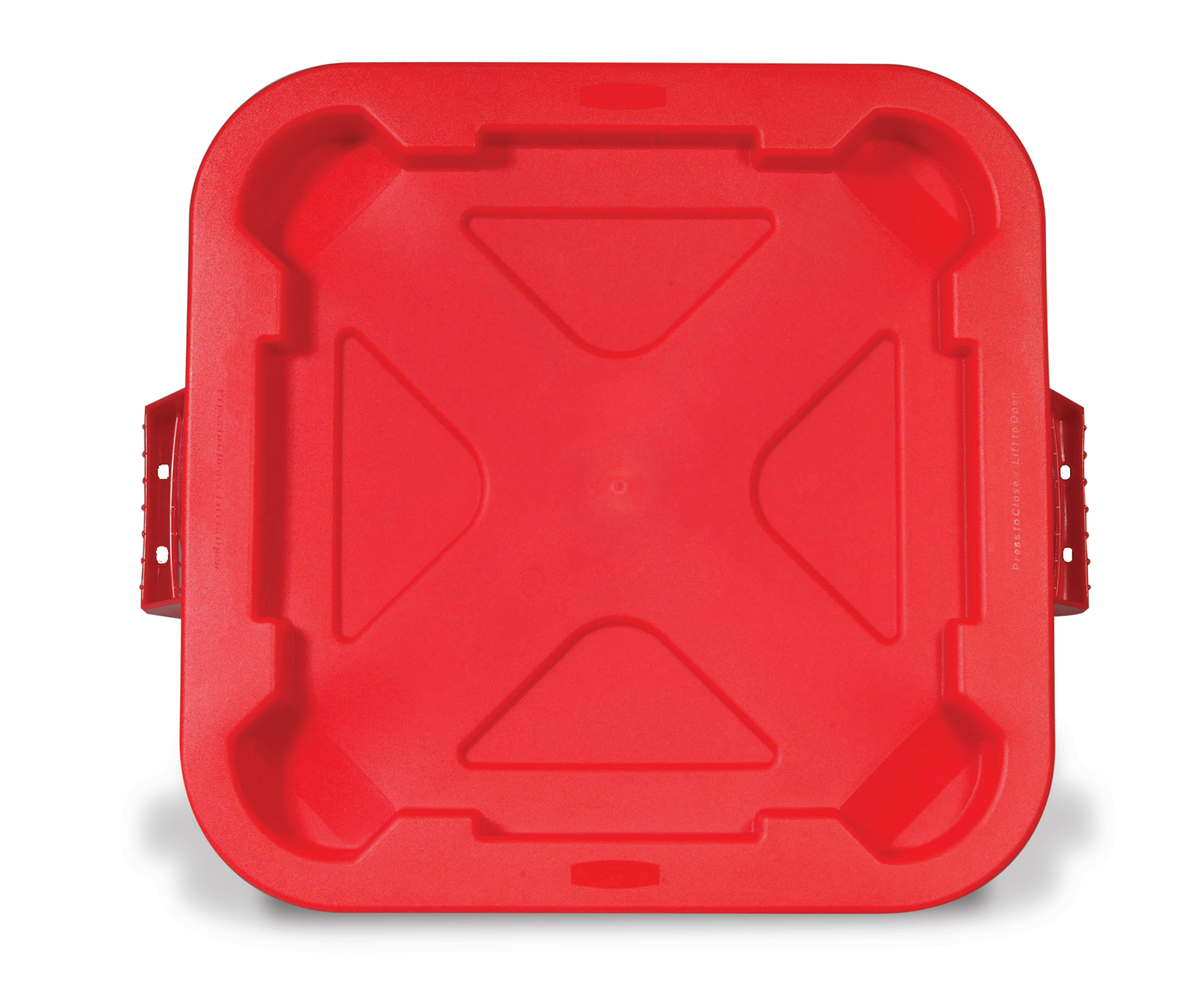 适用于方形储物桶的Snap-Lock™桶盖。