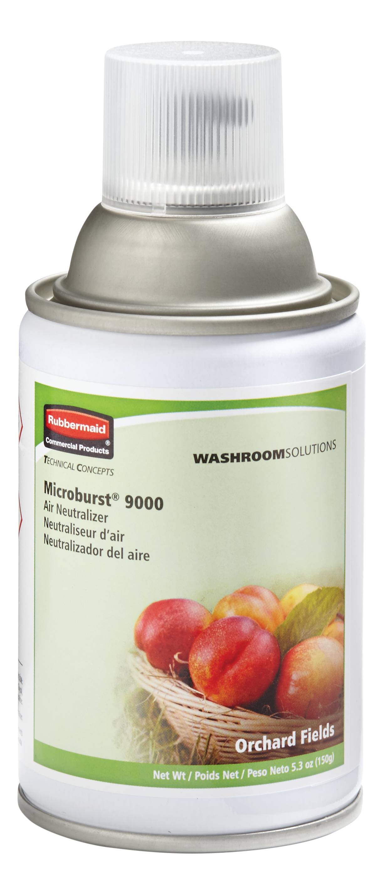 Microburst® 9000 补充装具有高品质、清新的香味，可持续 9000 次喷雾或长达 180 天。