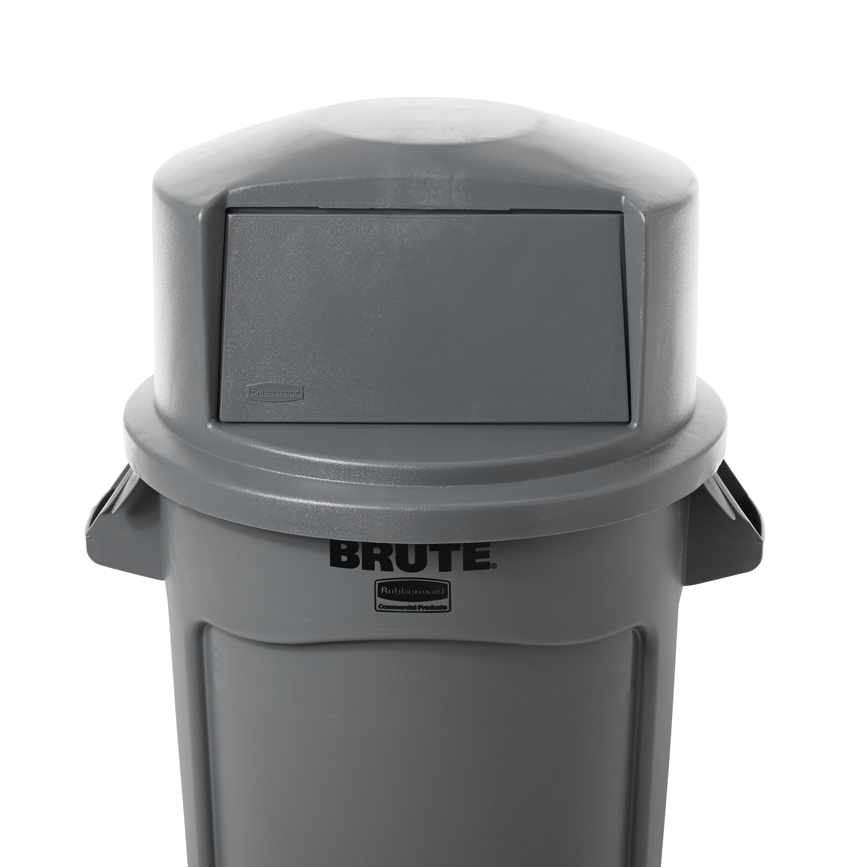乐柏美商务用品BRUTE®拱形桶盖采用坚固的搭扣设计，确保完美契合。弹簧活动门，方便丢弃垃圾，同时防止昆虫进入。