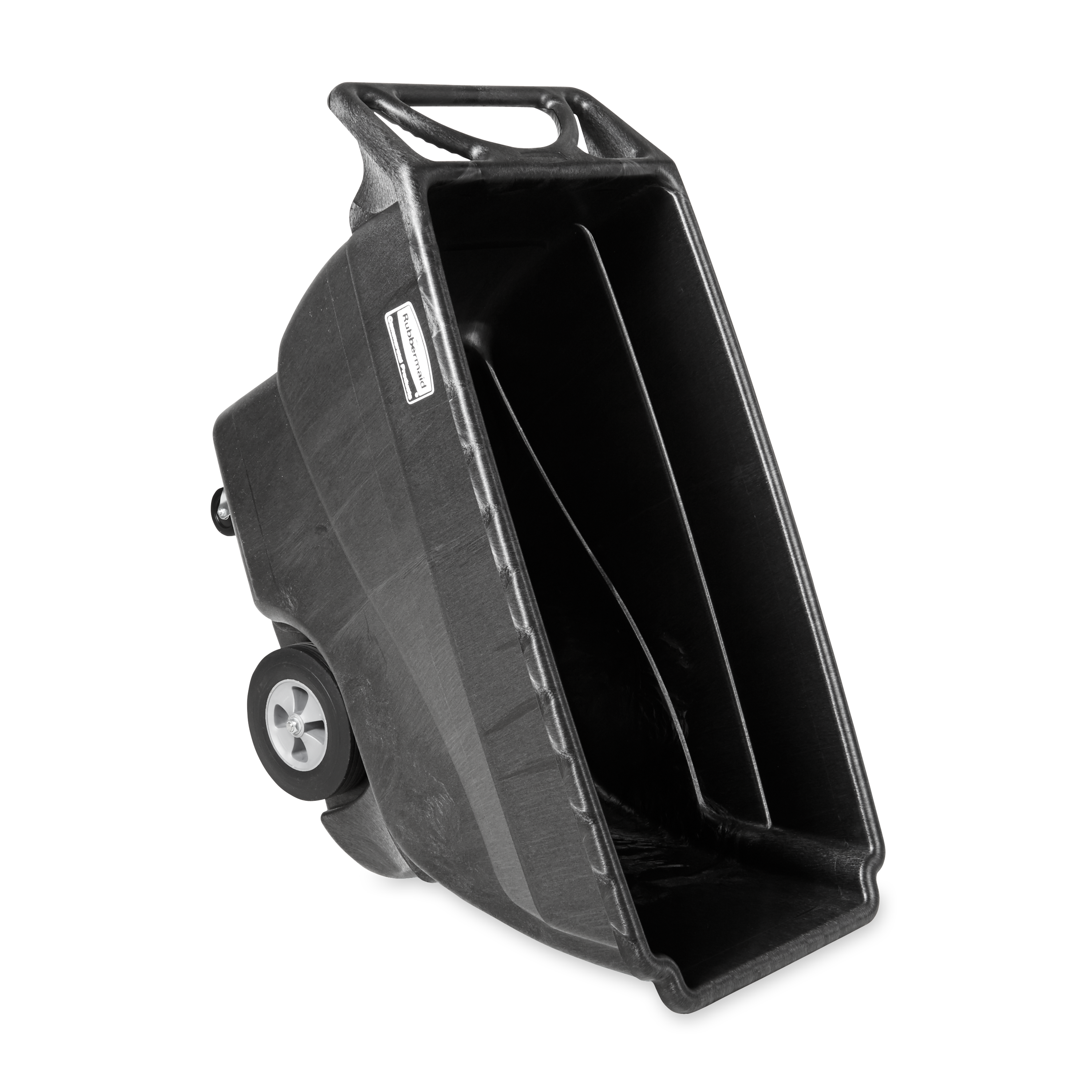 乐柏美商务用品胶棉倾卸斗车采用工业级结构，可承载高达 453.59kg的重载物料。