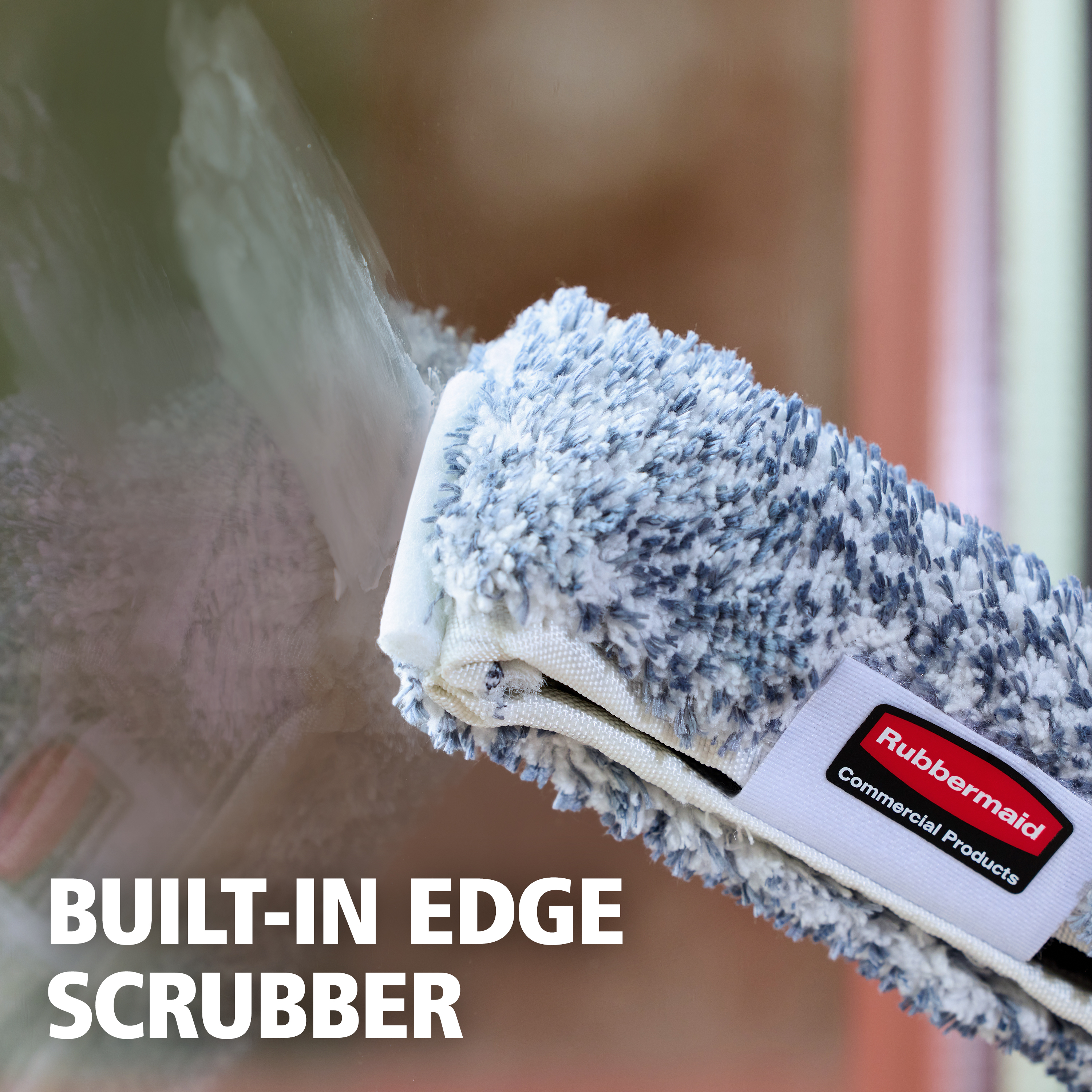 The 10-Inch Microfiber Glass Washer Sleeve works with the 10-Inch Microfiber Glass Washer to deliver streak-free glass cleaning.  The high-absorbency microfiber sleeve absorbs more than 6x its weight—for fewer trips to your bucket and more time spent cleaning.