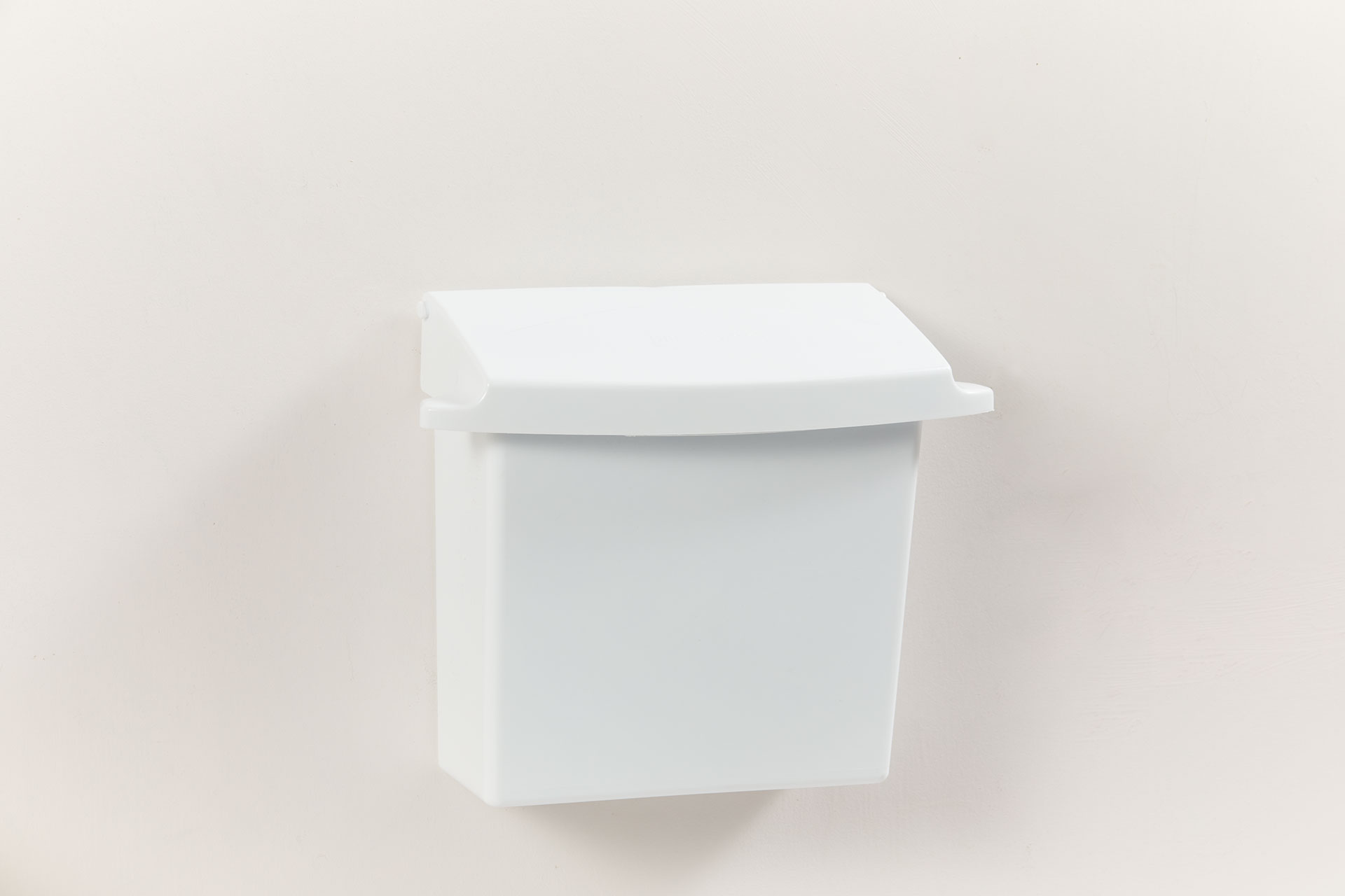 这款卫生棉丢弃桶采用壁挂式设计，节省空间且易于维护。