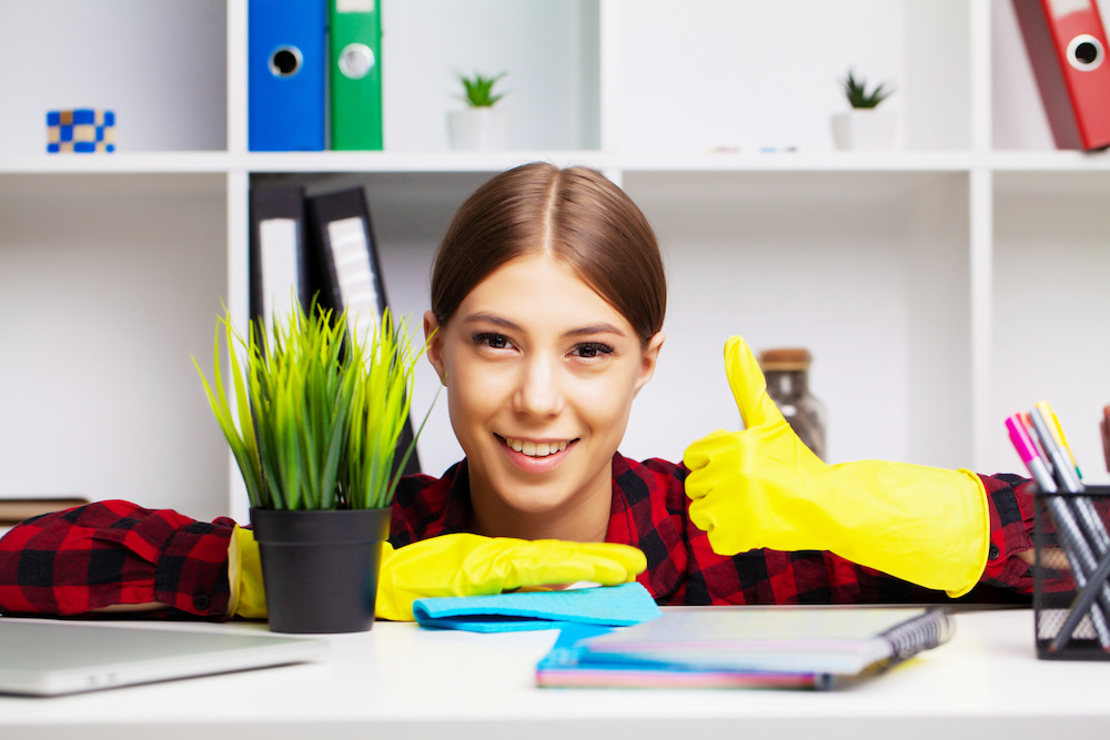 An Employee Of A Cleaning Company Wipes The Dust O 2025 02 12 05 46 30 Utc