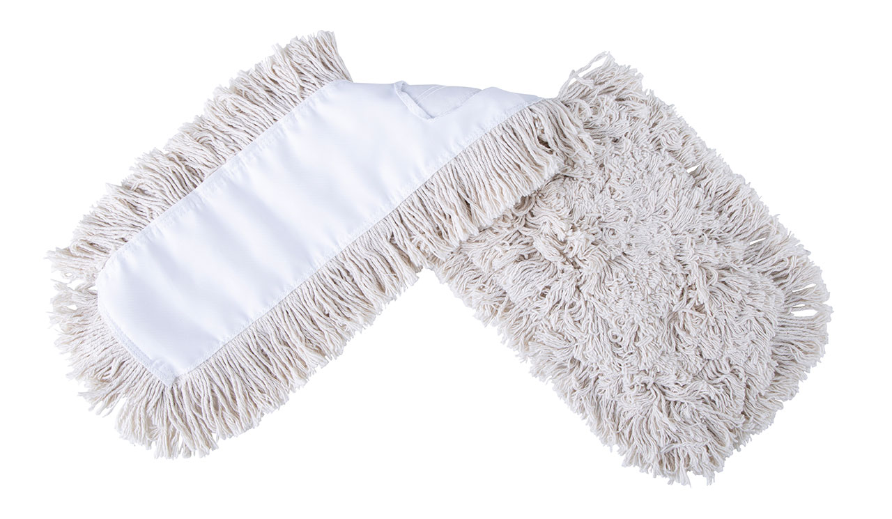 Kut-A-Way®尘推拖布（型号：FGK15500，尺寸：91.4cm）是一款通用型尘推拖布，采用切割式端头。