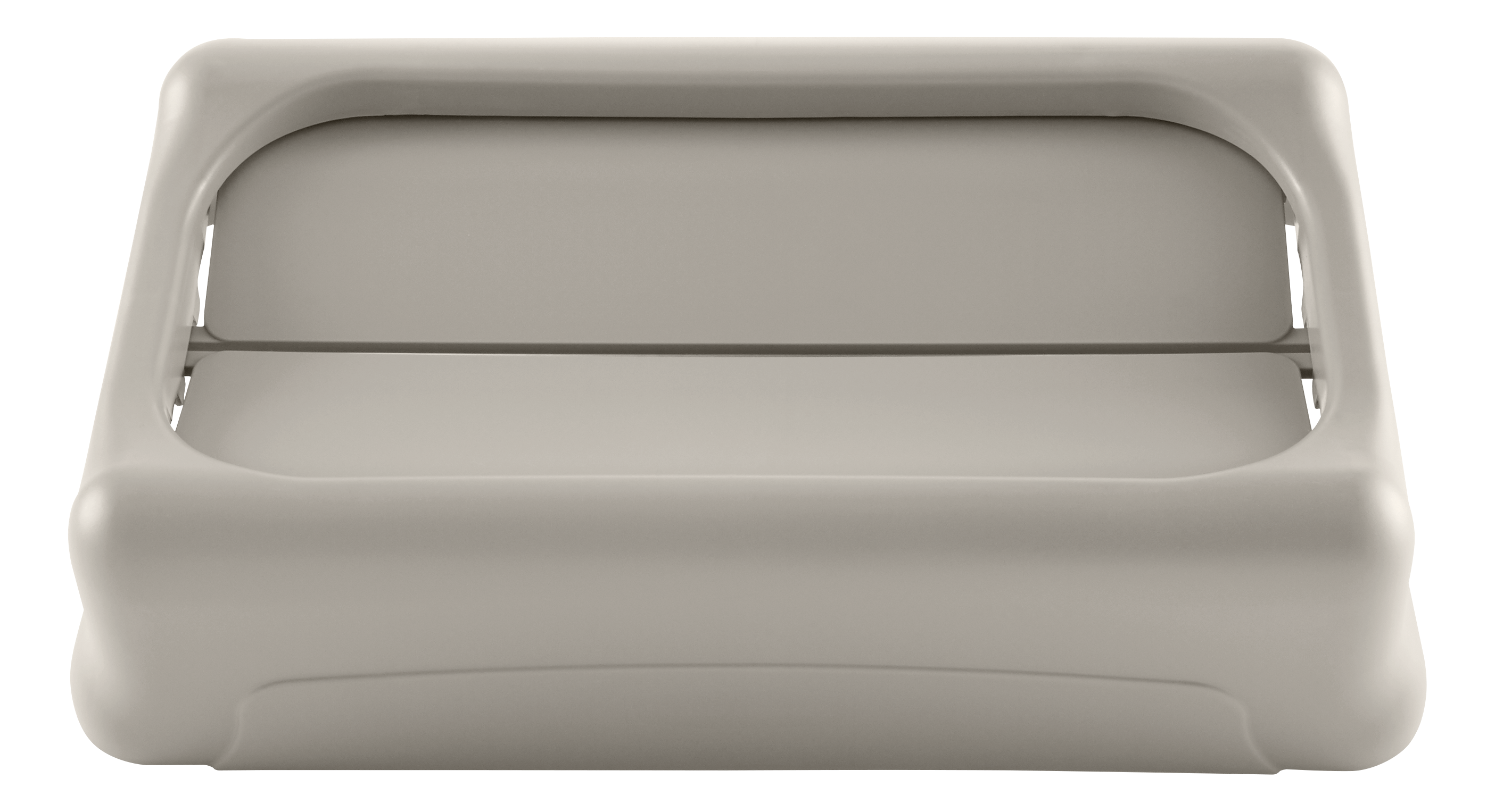 SlimJim®悬吊活门式桶盖有助于推动垃圾分类回收，提升作业效率。翻转式桶盖便于投放垃圾，投放后自动回位，将垃圾隐藏于公众视线之外。桶盖搭配可更换的彩色顶盖，通过颜色区分引导废弃物分类与回收。采用高强度耐用塑料材质，防锈免维护，清洁便捷。