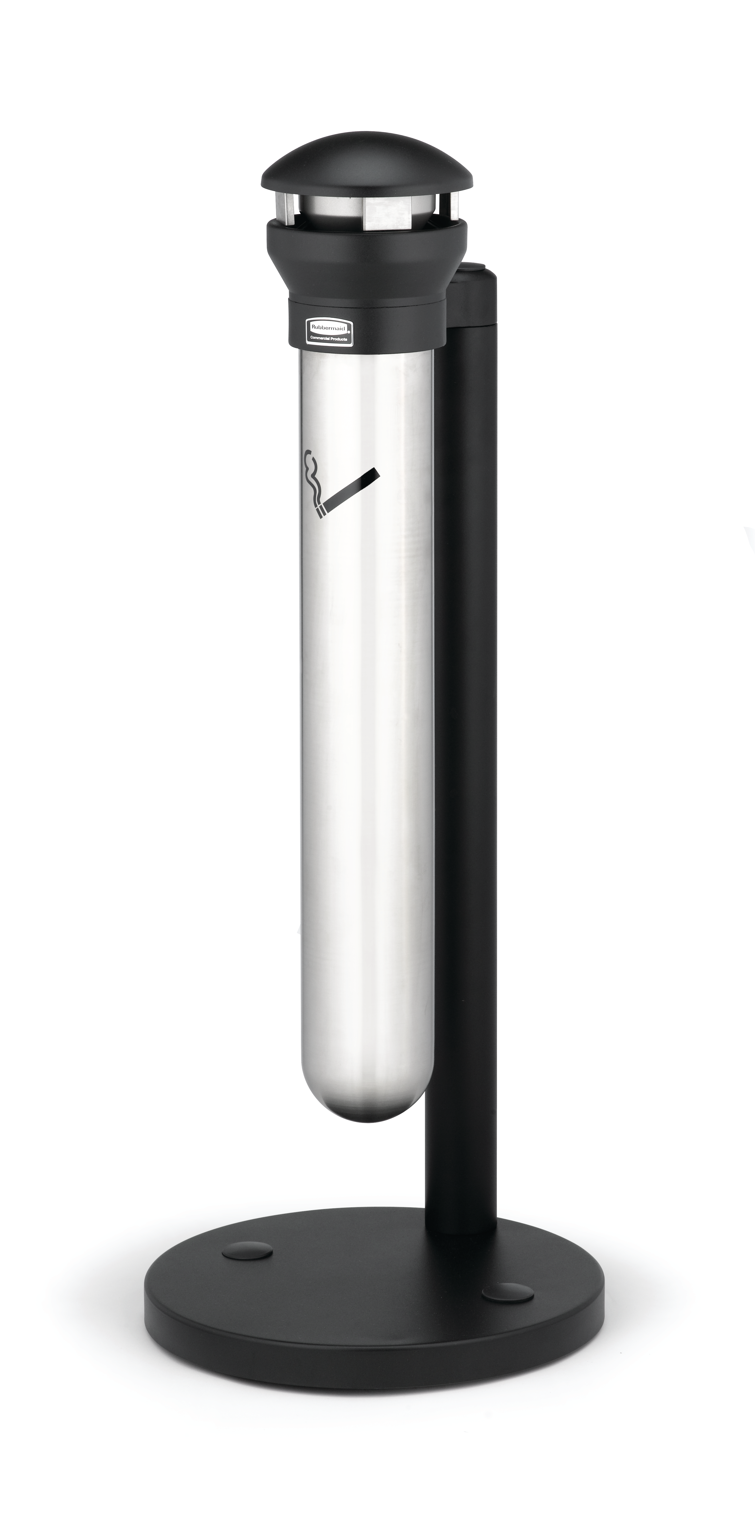 乐柏美商务用品的Infinity™座地式烟蒂桶采用不锈钢全金属结构与精致外观设计，为公共空间提供兼具美观与功能性的烟蒂管理解决方案。